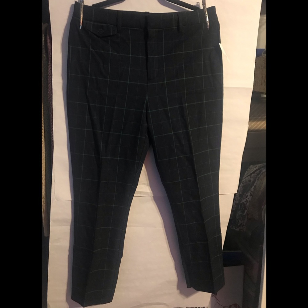 NWT Gap HighRise Skinny AnklePant Blue/Green sz 12